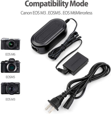 ACK-E17,  AC Power Adapter DR-E17 DC Coupler Charger Kit  - ENEGON